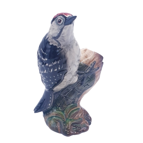 622 - BESWICK Large 14cm MODEL OF A LESSER SPOTTED WOODPECKER Model No 2420 (Gloss Colourway) 1972/82 Desi... 