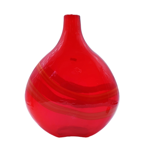 668 - ART GLASS Extra Large 34cm VASE