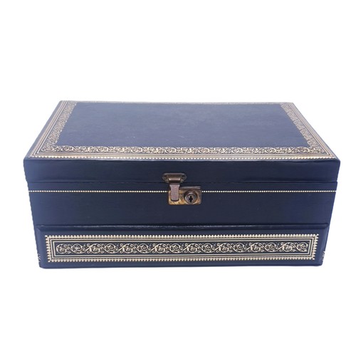 683 - JEWELLERY BOX & CONTENTS