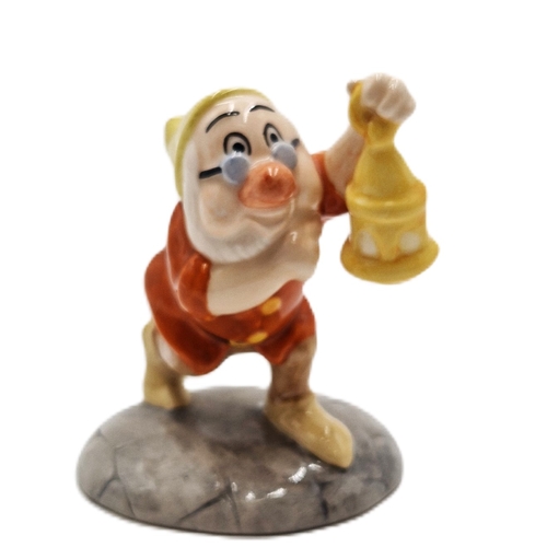 589 - ROYAL DOULTON 8.9cm CHARACTER FIGURINE  'DOC WITH LANTERN' SW19 1999/2002 Designed By Warren Platt F... 