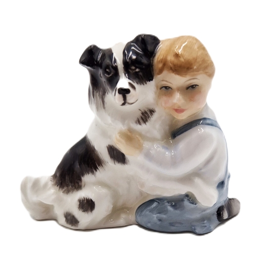 591 - ROYAL DOULTON Small 7.6cm CHARACTER FIGURINE 'BEST FRIENDS' (Style One) HN 3935 1997/99 Only Designe... 