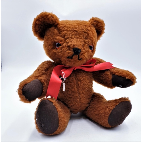 569 - FUR TEDDY BEAR WITH  MOVABLE LIMBS (Old)