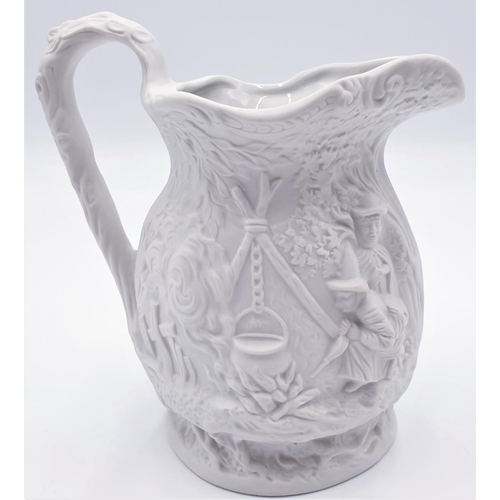 589 - PORTMEIRION Large 17.5 cm PARIAN WARE JUG