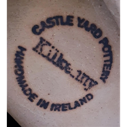 55 - CASTLE YARD POTTERY (Co. Kilkenny,Ireland) (Hand Crafted,Hand Painted) 15cm x 20cm MODEL OF A PARTRI... 