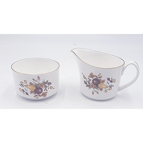 152 - ROYAL WORCESTER CHINA CREAM & SUGAR