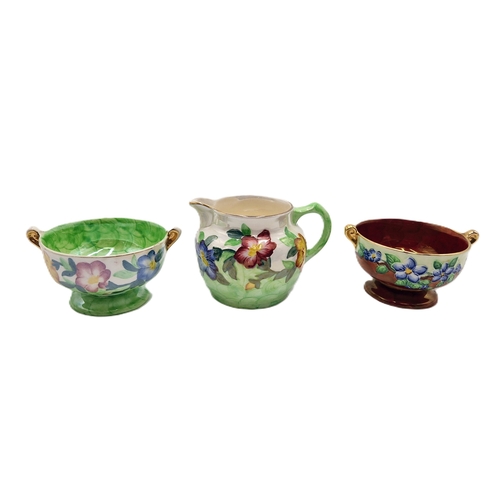 112 - MALING LUSTREWARE 9cm JUG Plus BOWLS /DISHES