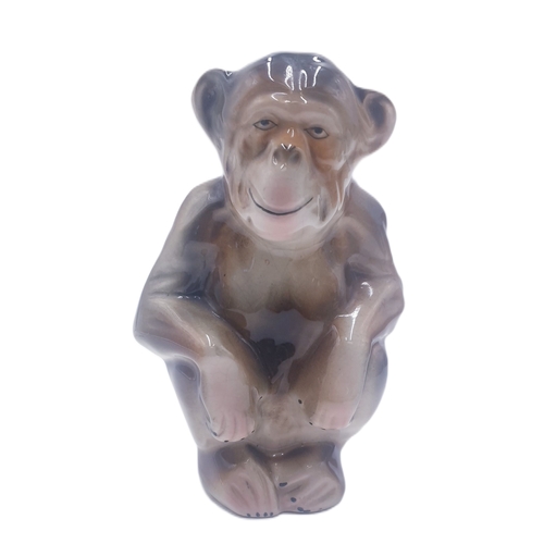 132 - AVON WARE 14cm MODEL OF A CHIMPANZE