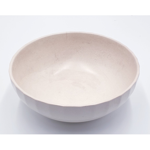 229 - WEDGWOOD Large 23.5cm Dia BOWL Designed By Keith Murray (Hairline)