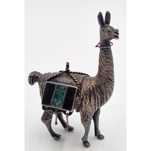 250 - STERLING SILVER (925) MODEL OF A LLAMA (Total Weight 63.8 Grams)