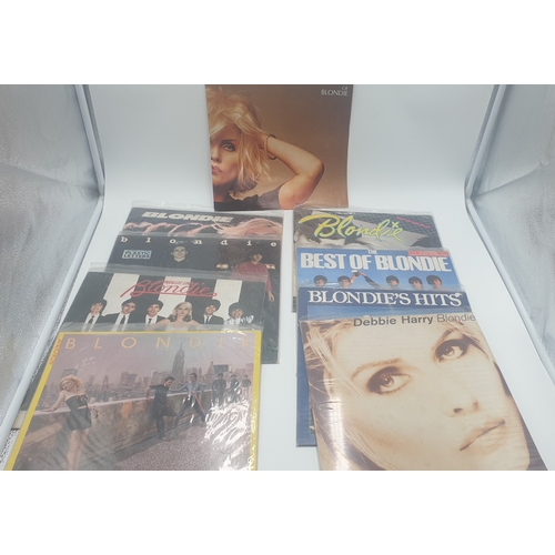 254 - BLONDIE VINYL ALBUMS (8) Plus 12