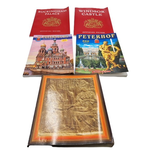 615 - BOOK GUIDES (5) Inc BUCKINGHAM PALACE GUIDE, WINDSOR CASTLE GUIDE, TREASURE OF RUSSIA, Etc (All In E... 