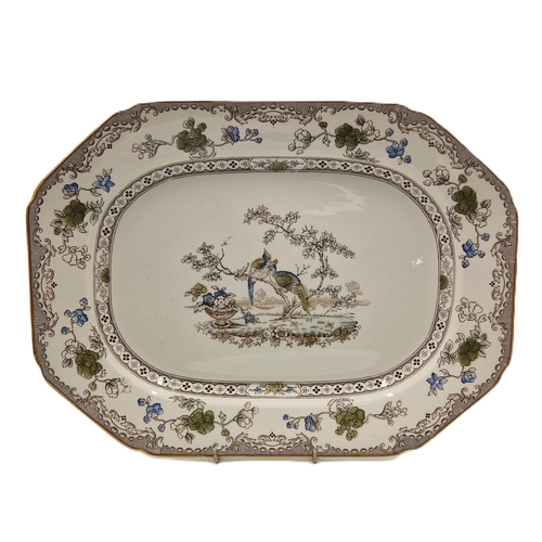 618 - SPODE COPELAND CHINA (Late Victorian ,19th Century, Circa 1890) Extra Large 36.5cm x 27cm PLATTER DE... 