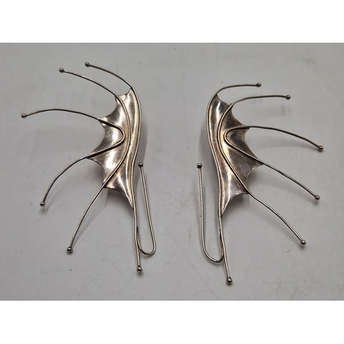 627 - SILVER (925) EARRINGS