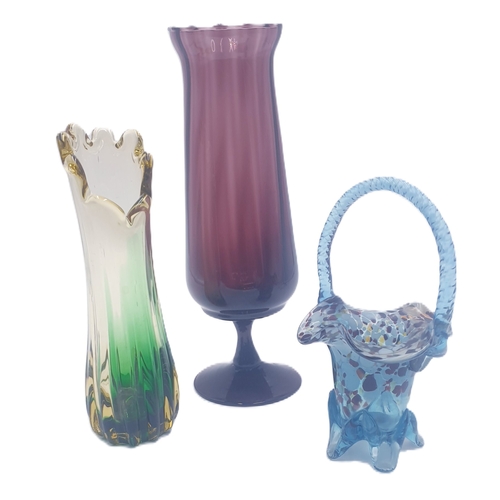 644 - GLASS WARE ITEMS (3)