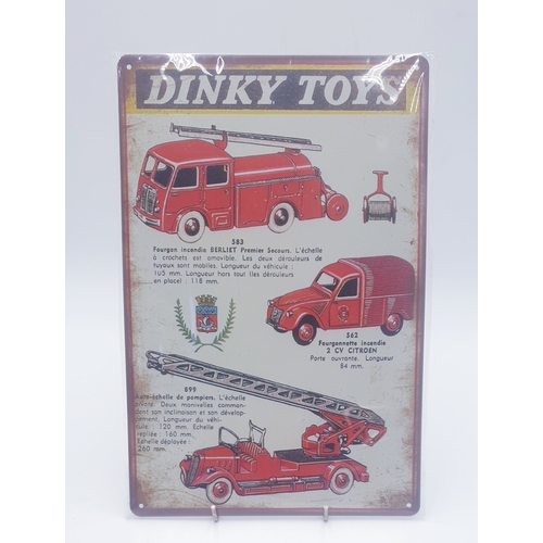 645 - FRENCH 30cm x 20cm DINKEY TOYS SIGN