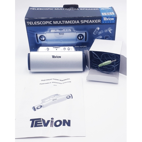 692 - TEVION TELESCOPIC MULTI-MEDIA SPEAKER (Original Box)