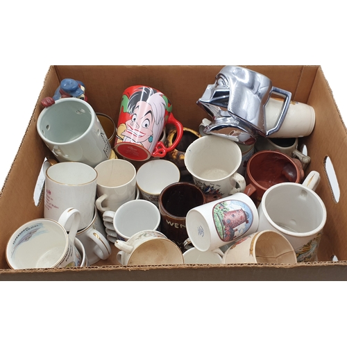 704 - BOX OF VARIOUS MUGS & CUPS  (Please Note This Lot WILL NOT BE PACKED OR SHIPPED .... COLLECT ONLY !!... 