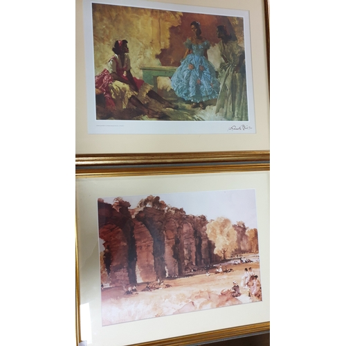 706 - FRAMED & GLAZED Extra Large 45cm x 53cm PRINTS (2) (Please Note This Lot WILL NOT BE PACKED OR SHIPP... 