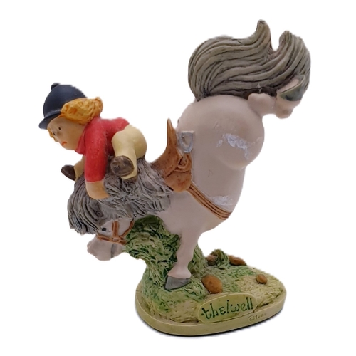 720 - THELWELL 8.5cm FIGURINE 'POINT OF DEPARTURE'