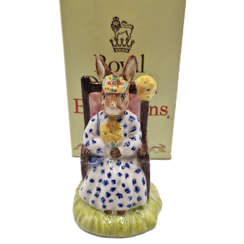 749 - ROYAL DOULTON 10.1cm BUNNYKINS CHARACTER FIGURINE 'SUSAN BUNNYKINS AS QUEEN OF THE MAY' DB 83 1990/9... 