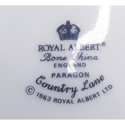 281 - ROYAL ALBERT CHINA Items (12) Inc DINNER PLATES , SIDE PLATES & BOWLS IN THE COUNTRY LANE DESIGN (Ma... 