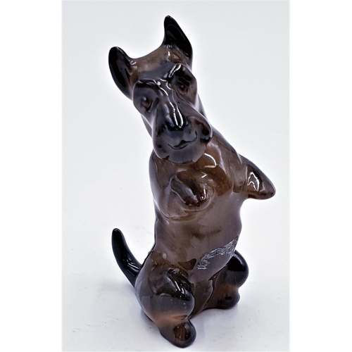 67 - ROYAL DOULTON Small 7cm MODEL OF A SCOTTISH TERRIER (Begging) (Style Two) K10 (Model No 761) 1931/77... 