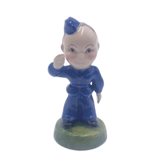 100 - CARLTON WARE 10.5cm CHARACTER FIGURINE 