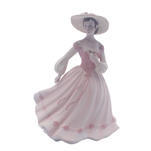 94 - COALPORT PORCELAIN Large 20cm FIGURINE 'JEAN' (Style Three) FROM THE AGE OF ROMANCE SERIES