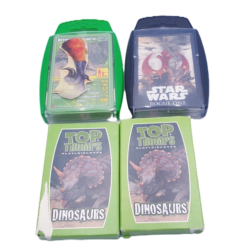 125 - TOP TRUMPS SETS Inc STAR WARS , Etc