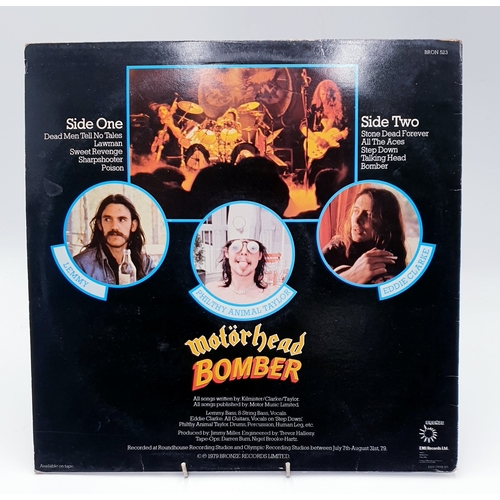 317 - MOTORHEAD VINYLS ( 4 ) BOMBER , Bronze – BRON 523, 	
Vinyl, LP, Album, Reissue, REISSUED UK 1980, Ma... 
