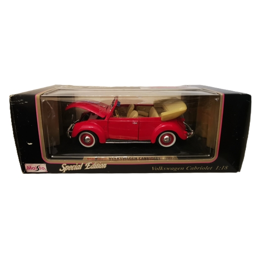 618 - MAISTO Large 1:18 SCALE DIE CAST MODEL OF A VOLKSWAGEN CABRILOT (1951)  (Original Box ,Special Editi... 