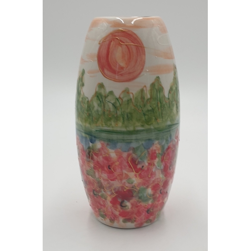 143 - ANITA HARRIS ART POTTERY Large 18cm SKITTLE VASE 