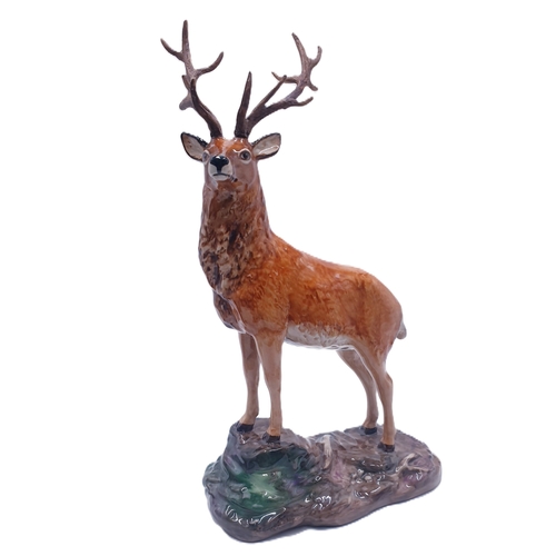 197 - BESWICK Extra Large 37cm x 21cm MODEL OF A STAG 