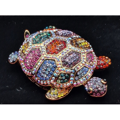 140D - BUTLER & WILSON BROOCH FASHIONED AS A TURTLE  (Original Box)
(Since its beginnings in 1969 selling a... 