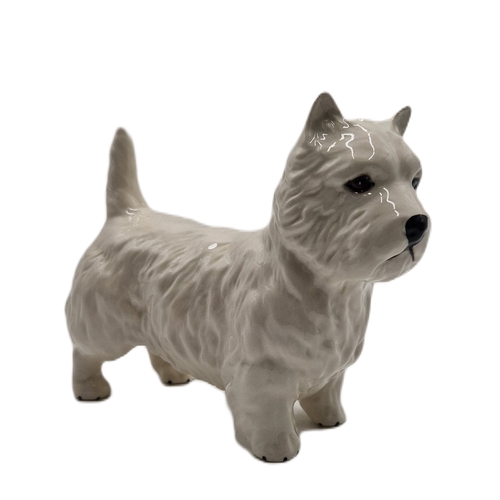 114 - BESWICK 12.1cm MODEL OF A WEST HIGHLAND TERRIER Model No 2038 (White Gloss Colourway) 1965/94 Design... 