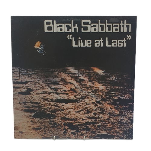 146 - BLACK SABBATH VINYLS (4) ' LIVE AT LAST' 'MASTERS OF REALITY' 'BLACK SABBATH VOL4' & 'WE SOLD OUR SO... 