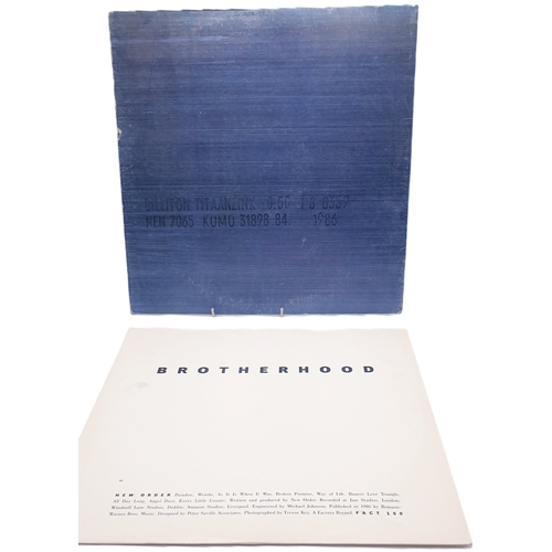 147 - NEW ORDER VINYLS (2) 'BROTHERHOOD' & 'SUBSTANCE 1987' (Various Conditions)