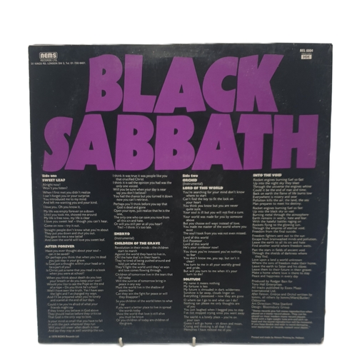 149 - BLACK SABBATH VINYLS (4) 'MASTER OF REALITY' 'VOL 4' WE SOLD OUR SOUL FOR ROCK N ROLL' & 'BLACK SABB... 