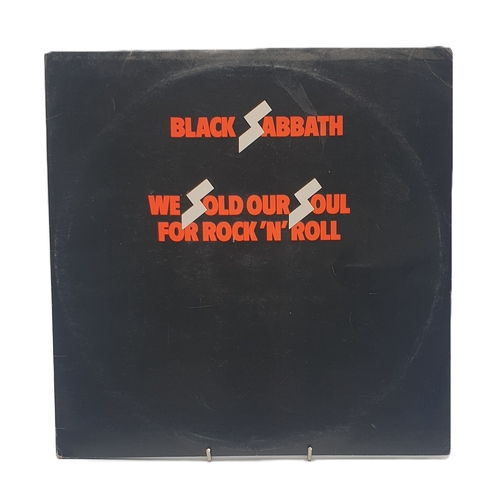 149 - BLACK SABBATH VINYLS (4) 'MASTER OF REALITY' 'VOL 4' WE SOLD OUR SOUL FOR ROCK N ROLL' & 'BLACK SABB... 