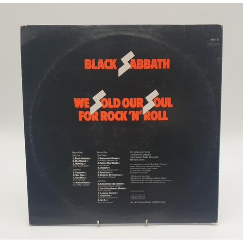 149 - BLACK SABBATH VINYLS (4) 'MASTER OF REALITY' 'VOL 4' WE SOLD OUR SOUL FOR ROCK N ROLL' & 'BLACK SABB... 