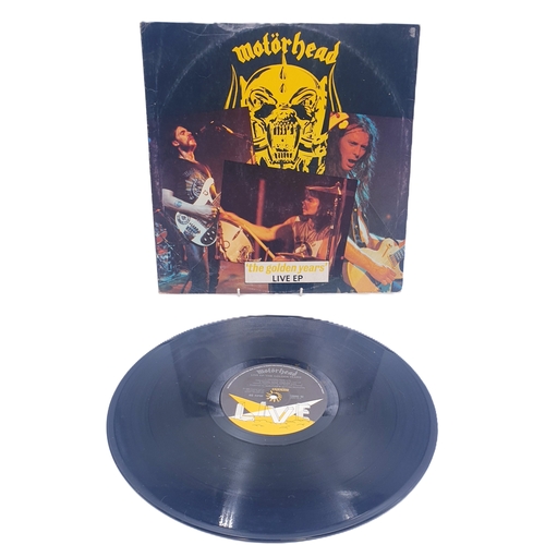 150 - MOTORHEAD VINYLS (3) 'MOTORHEAD LIVE EP THE GOLDEN YEARS' 'MOTORHEAD' & BLUE VINYL 'BIG BEAT MOTORHE... 