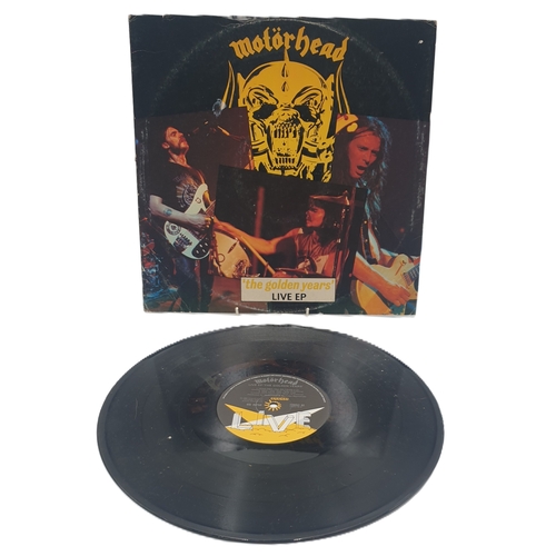 151 - MOTORHEAD VINYLS (3) 'MOTORHEAD BIG BEAT' BLUE VINYL, 'MOTORHEAD SHINE' & 'THE GOLDEN YEARS LIVE EP'... 