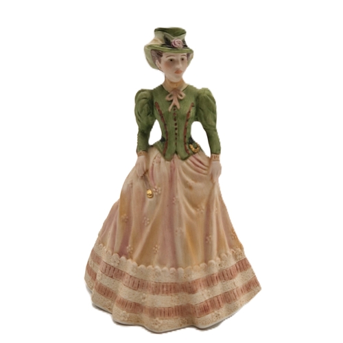 168 - COALPORT PORCELAIN 13.3cm FIGURINE 