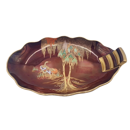 194 - CARLTON WARE ROUGE ROYALE 26cm DISH