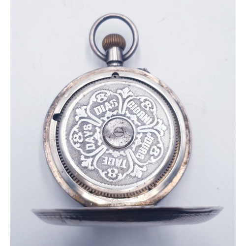 459 - SILVER (Hallmarked) CASED POCKET WATCHES (2) (One Moeris 7 Jewel 1911, The Other Swiss,With Unusual ... 