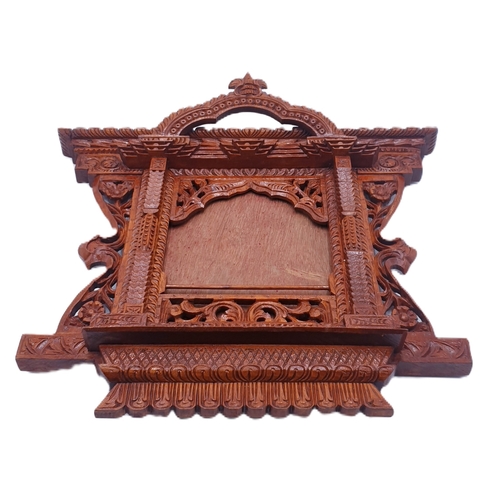 462 - WOODEN Large 33cm x 38cm CARVED FRAME