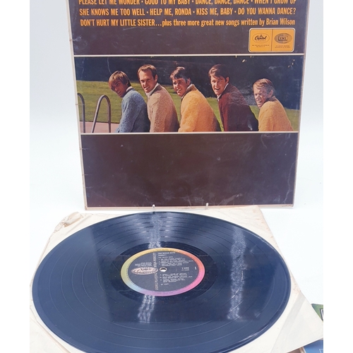 569 - THE BEACH BOYS VINYLS (6) Inc THE BEACH BOYS TODAY, THE BEACH BOYS SURFIN USA, BEST OF THE BEACH BOY... 