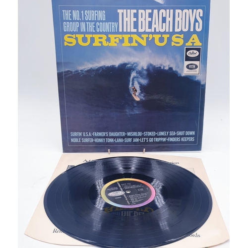 569 - THE BEACH BOYS VINYLS (6) Inc THE BEACH BOYS TODAY, THE BEACH BOYS SURFIN USA, BEST OF THE BEACH BOY... 