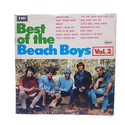 569 - THE BEACH BOYS VINYLS (6) Inc THE BEACH BOYS TODAY, THE BEACH BOYS SURFIN USA, BEST OF THE BEACH BOY... 