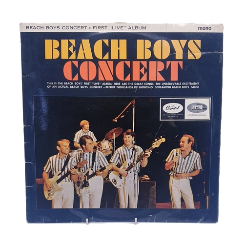 569 - THE BEACH BOYS VINYLS (6) Inc THE BEACH BOYS TODAY, THE BEACH BOYS SURFIN USA, BEST OF THE BEACH BOY... 